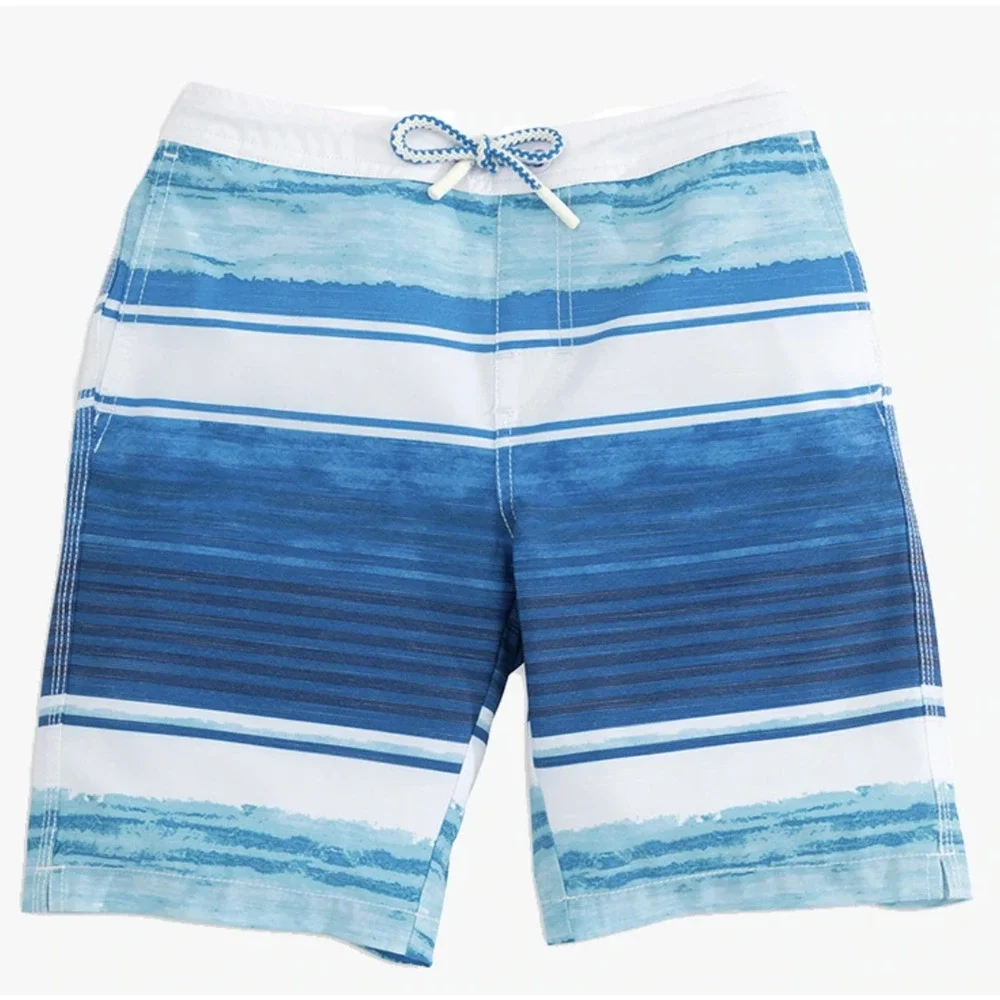 JOHNNIE-O BOYS MARLIN TRELLIS JR. HALF ELASTIC SWIM TRUNKS SHORTS BOARDSHORT 5